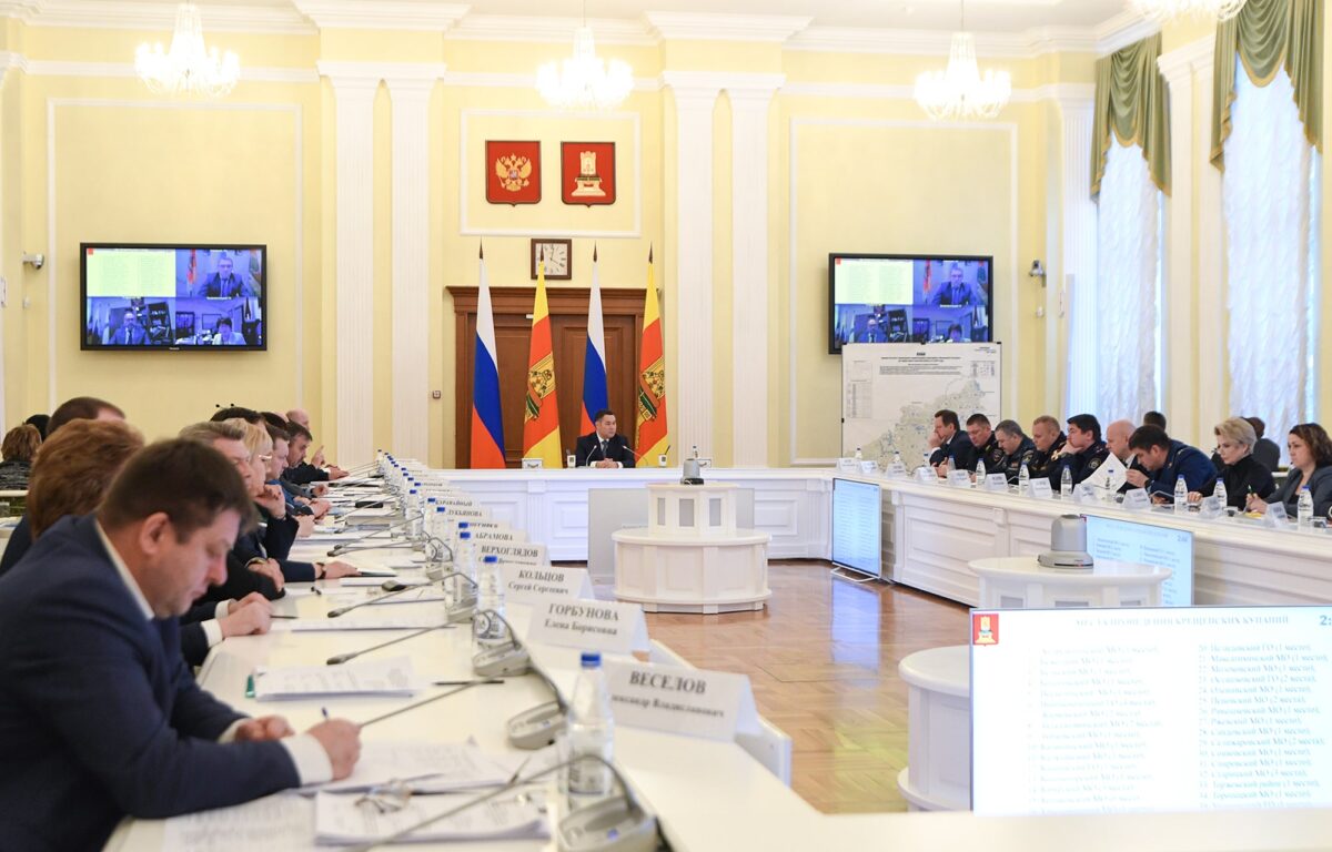 Губернатор Игорь Руденя поставил задачи по обеспечению безопасности в период крещенских купаний