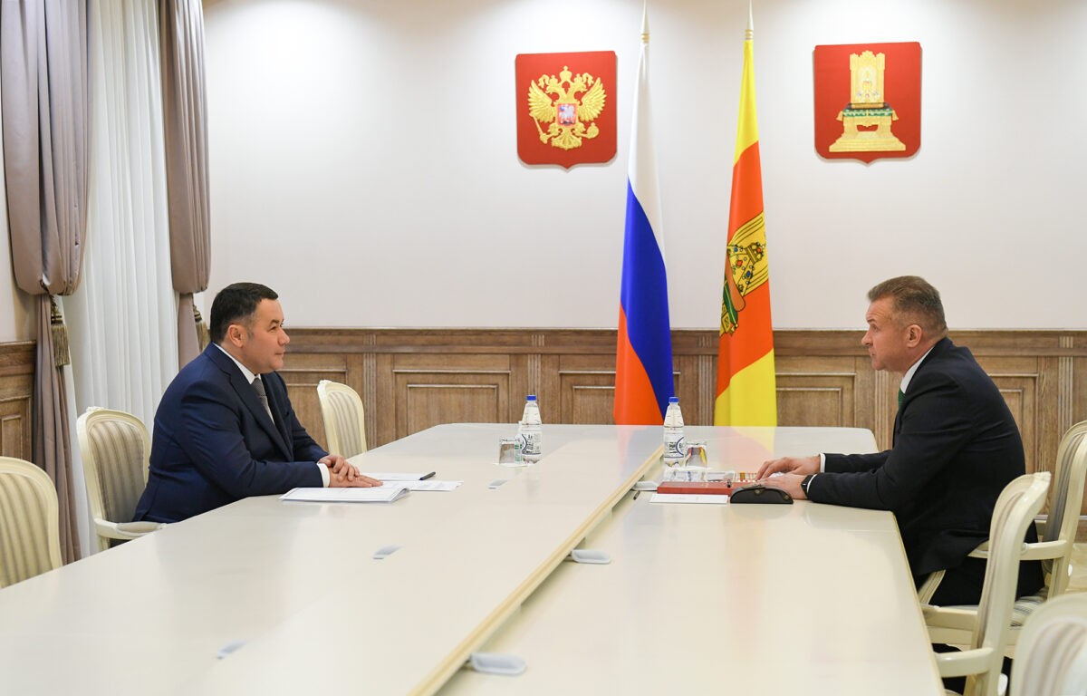 Игорь Руденя обсудил с Александром Брижем подготовку к празднованию 950-летия первого летописного упоминания Торопца