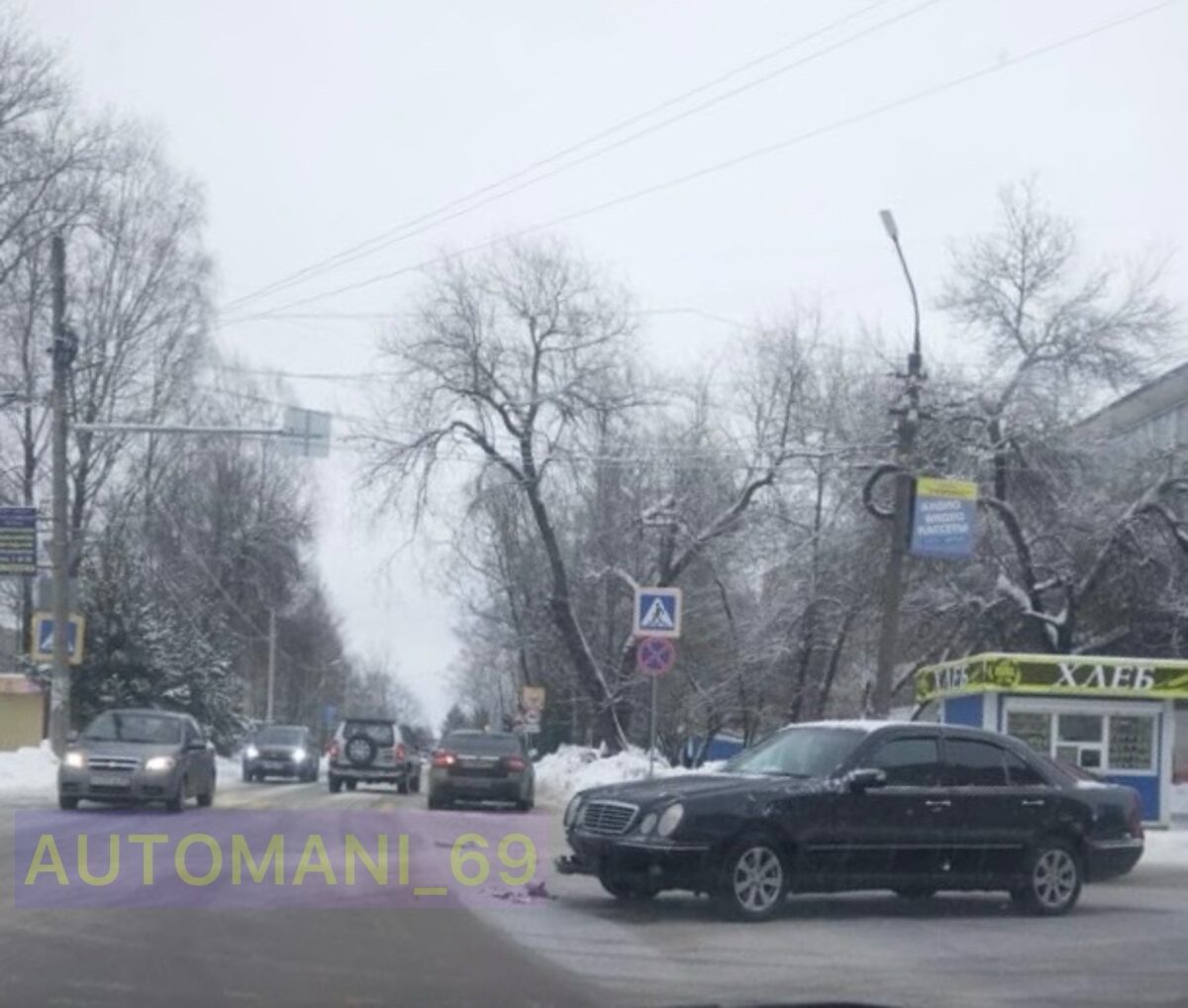 Утром жительница Тверской области спровоцировала ДТП