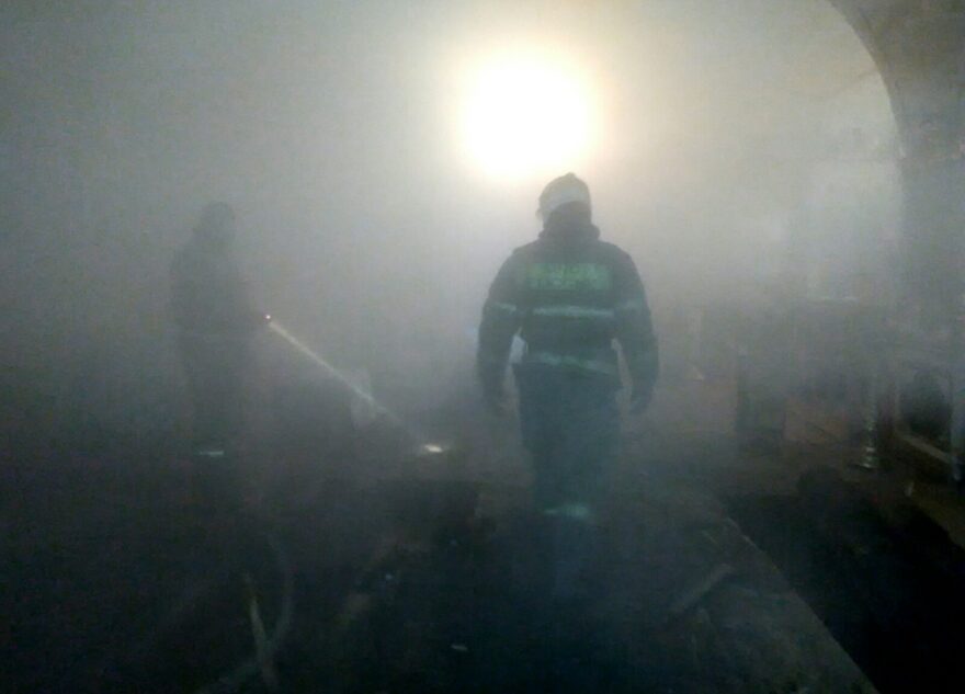 В Тверской области загорелась церковь