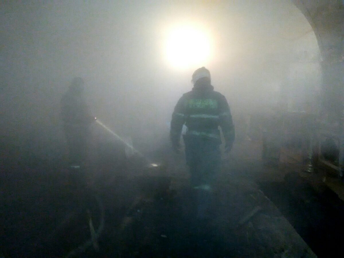 В Тверской области загорелась церковь