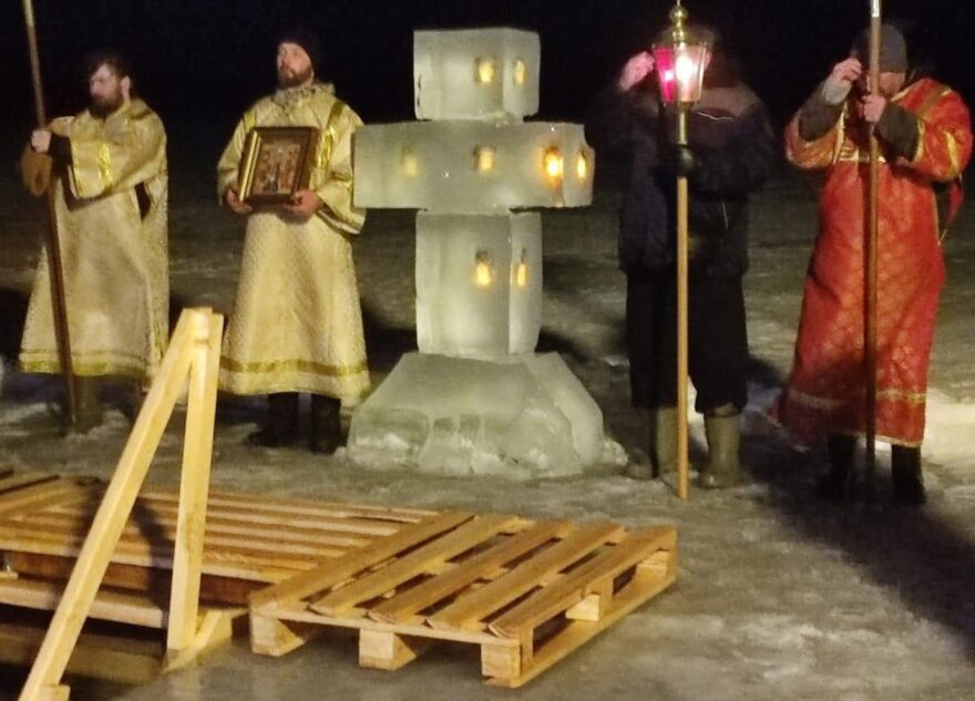 Четыре иордани организовали в Вышневолоцком округе на Крещение