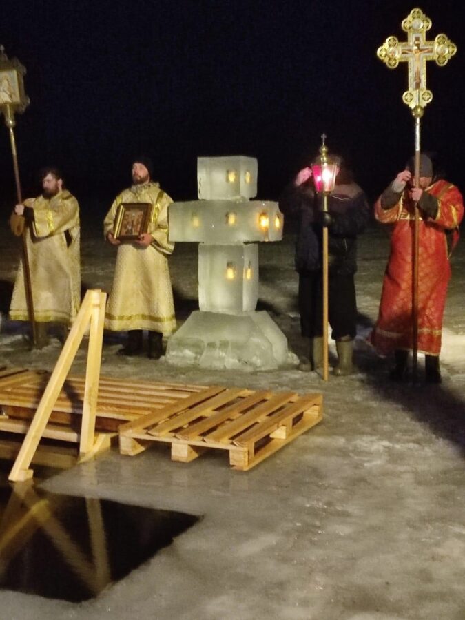 Четыре иордани организовали в Вышневолоцком округе на Крещение