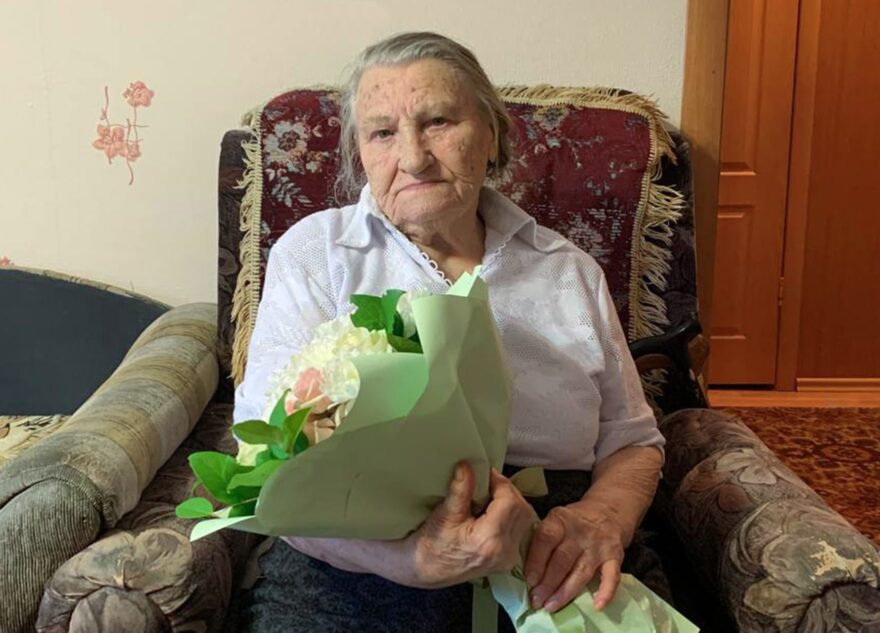 Участнице Великой Отечественной войны Анне Поповой исполнился 101 год