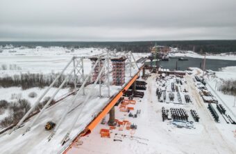 Игорь Руденя и Виталий Савельев ознакомились со строительством финального этапа Северного обхода Твери