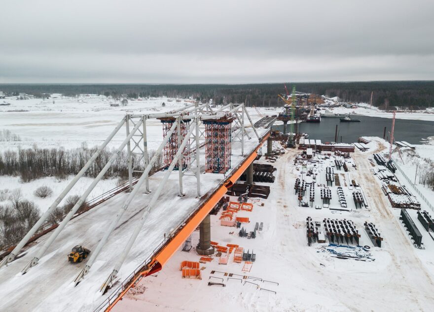 Игорь Руденя и Виталий Савельев ознакомились со строительством финального этапа Северного обхода Твери
