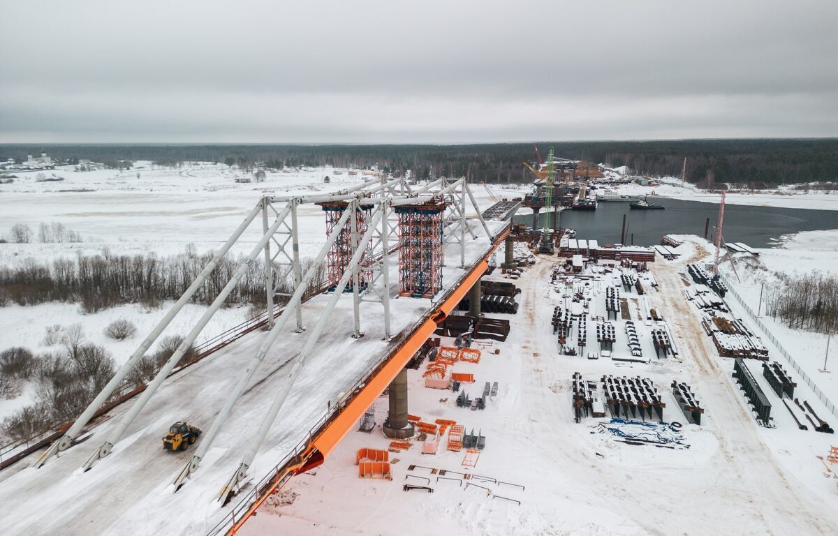 Игорь Руденя и Виталий Савельев ознакомились со строительством финального этапа Северного обхода Твери