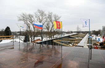 Виталий Савельев и Игорь Руденя высоко оценили строительство Западного моста в Твери