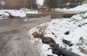 В Твери продлили перекрытие Октябрьского проспекта