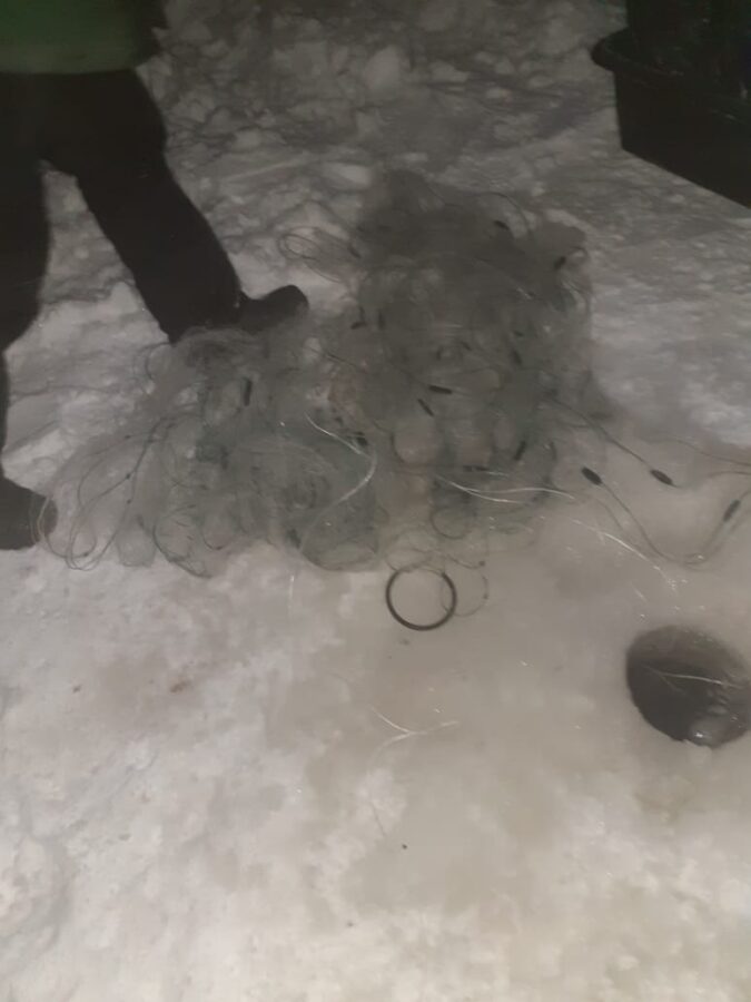 В Тверской области задержан браконьер с опасной сетью для ловли рыбы