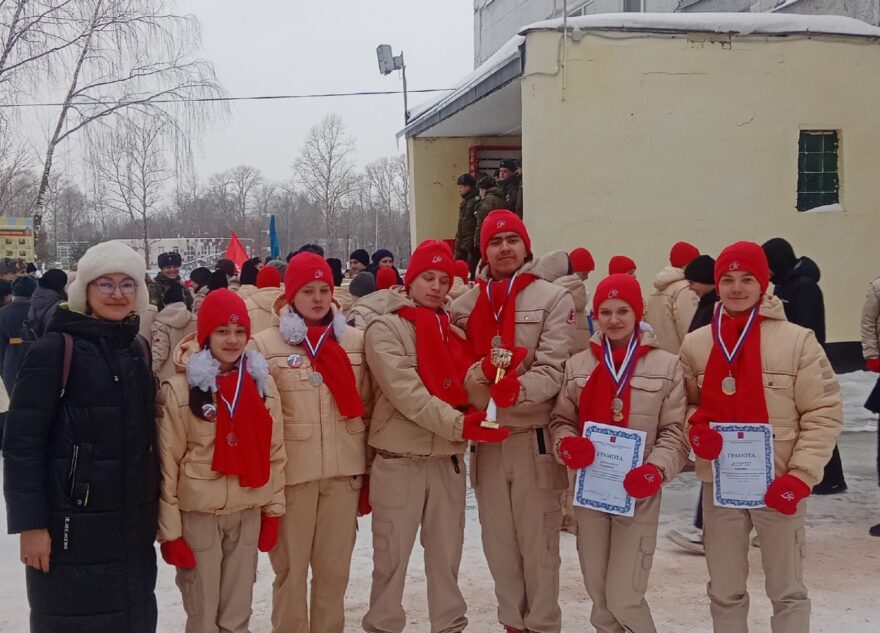Юнармейский отряд из Лихославля показал "серебряный" результат в многоборье