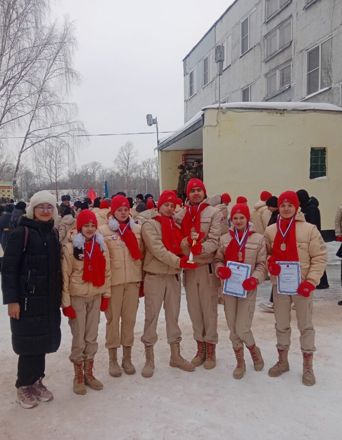 Юнармейский отряд из Лихославля показал "серебряный" результат в многоборье