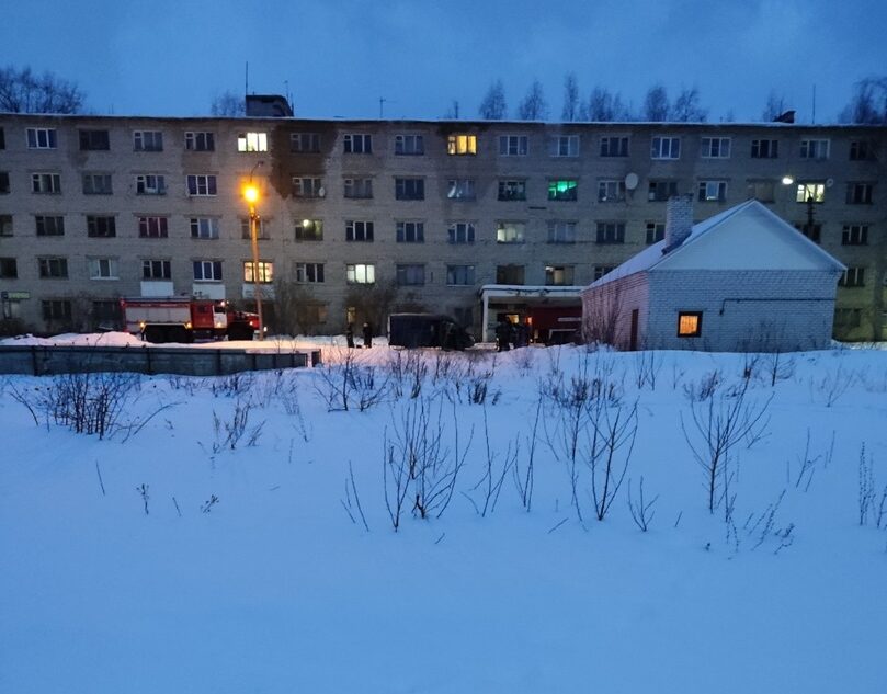 В Тверской области тушили ГАЗель