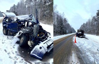 В Тверской области в страшной аварии с легковушкой и фурой травмирован водитель В Тверской области в страшной аварии с легковушкой и фурой травмирован водитель