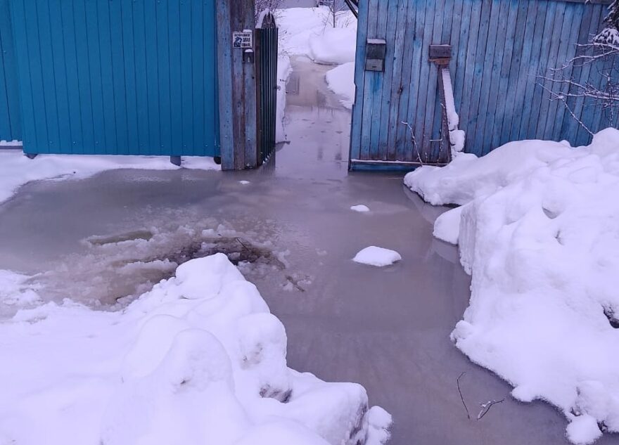 В Тверской области затопило дом пенсионеров