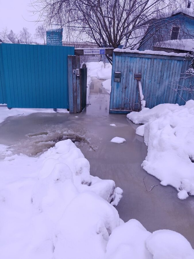 В Тверской области затопило дом пенсионеров