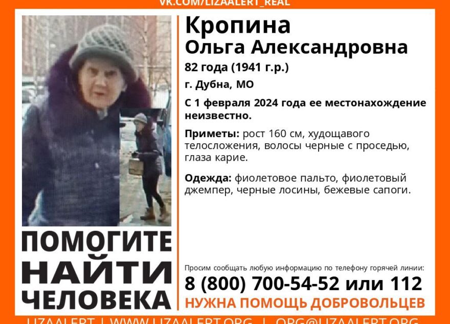 В Тверской области ищут 82-летнюю женщину в лосинах