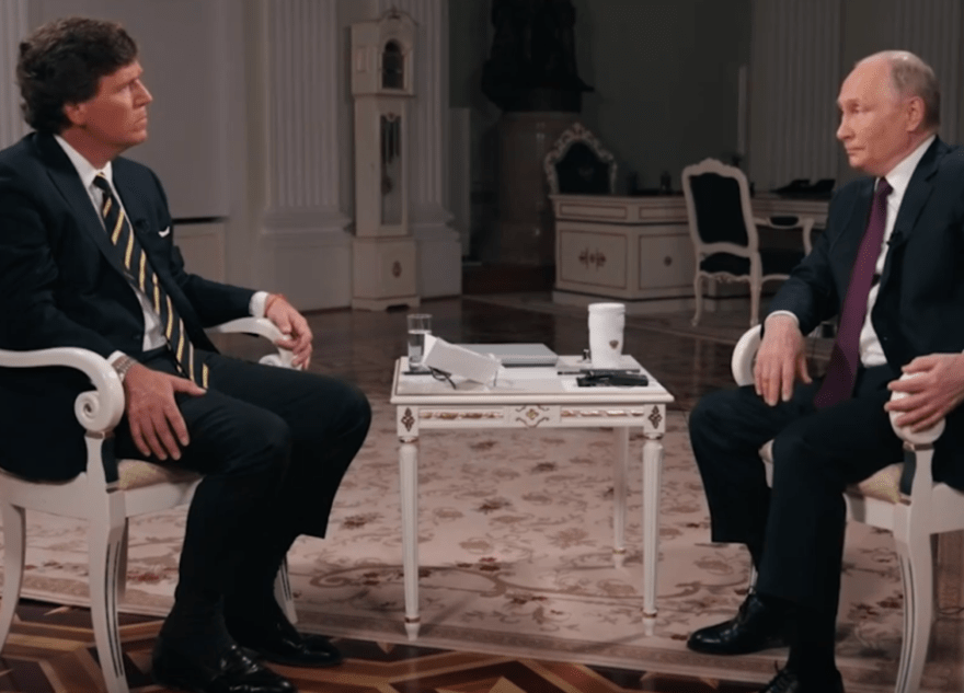 Известный американский журналист взял у Владимира Путина интервью