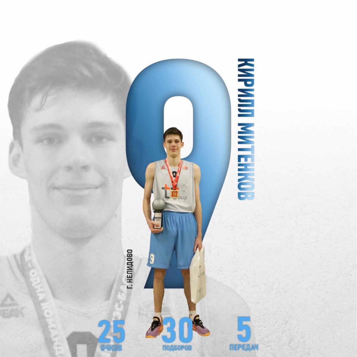 Впервые в истории нелидовцы стали дважды победителями регионального финала ШБЛ «КЭС-Баскет»