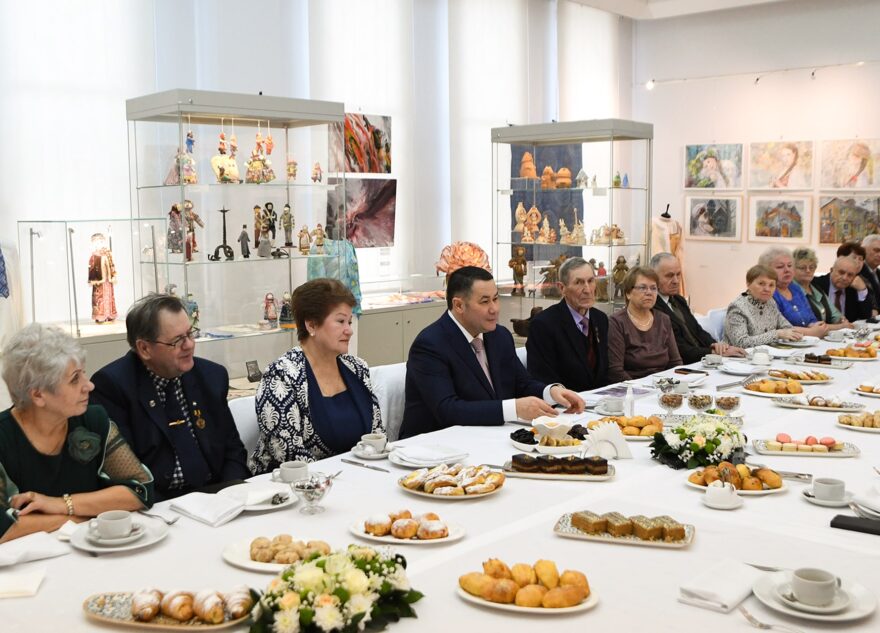 Игорь Руденя пообщался с представителями советов ветеранов муниципальных образований Тверской области