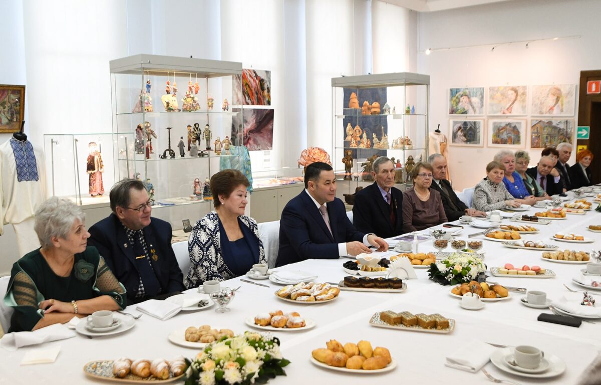 Игорь Руденя пообщался с представителями советов ветеранов муниципальных образований Тверской области