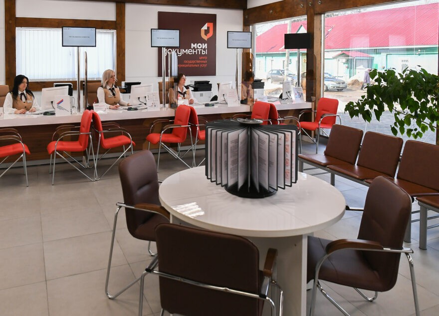 В Максатихе открылся уникальный модульный филиал МФЦ