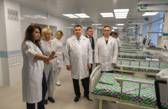 Игорь Руденя посетил отремонтированные подразделения городской больницы №6 Твери