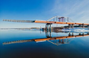 Мост через Волгу на Северном обходе Твери поразил своими «цифрами» Мост через Волгу на Северном обходе Твери поразил своими «цифрами»