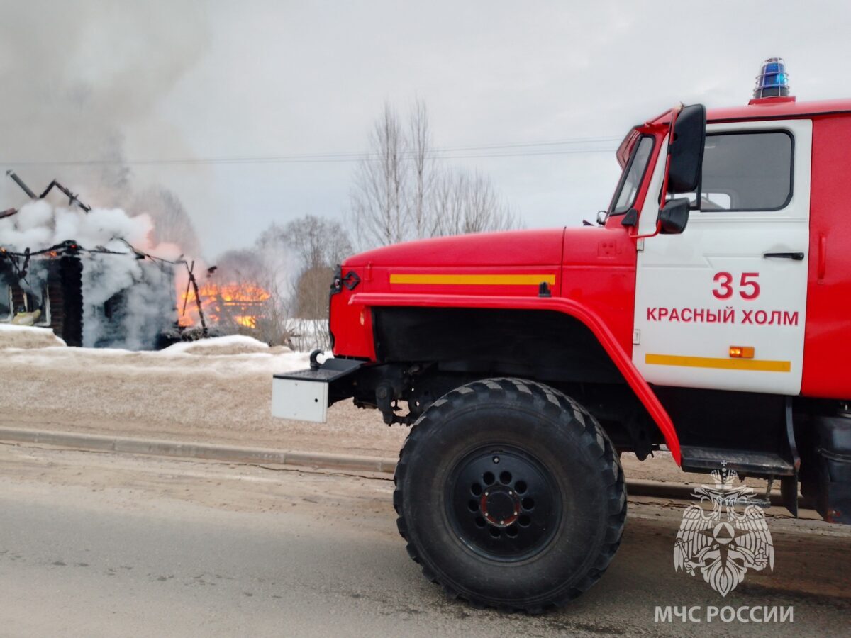 В Тверской области сгорели нежилой дом и хозпостройка | ТОП Тверь новости