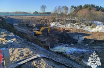 На месте размыва эстакады под Тверью открыли реверсивное движение