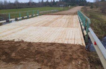 В Тверской области починили мост через реку Мостовлянка