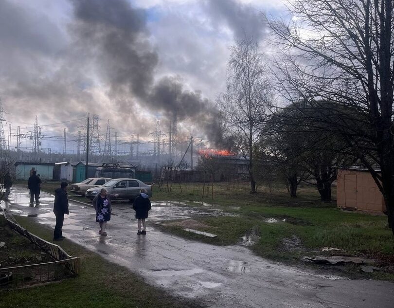 В Тверской области произошёл пожар на электроподстанции