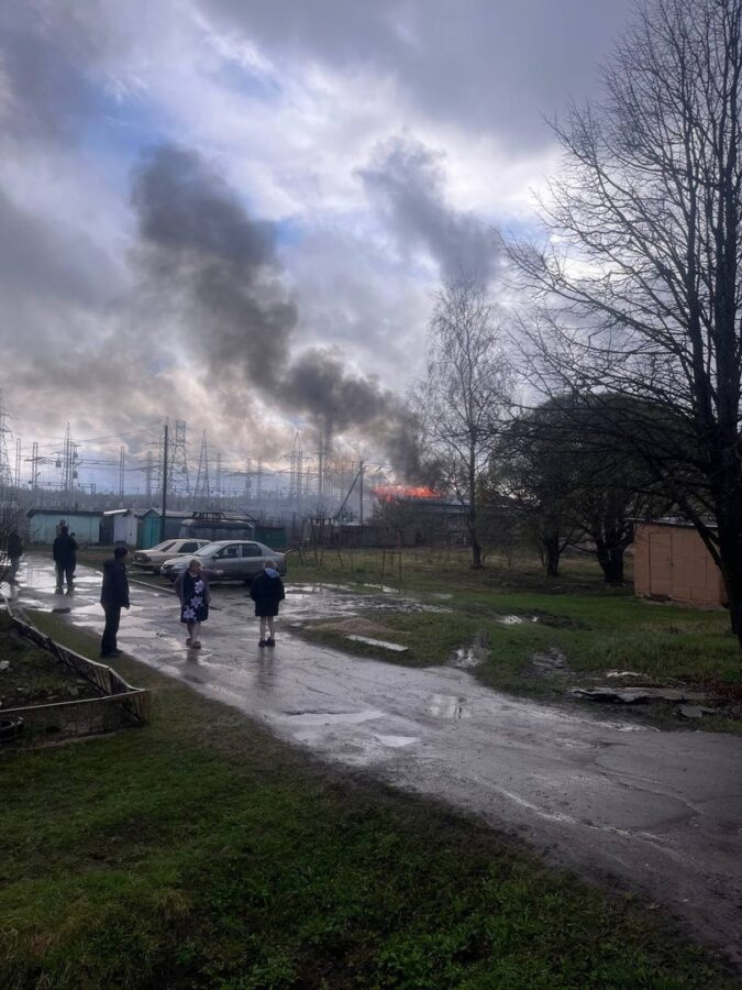 В Тверской области произошёл пожар на электроподстанции