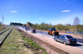 В Калязине начали ремонт улицы, соединяющей две части города