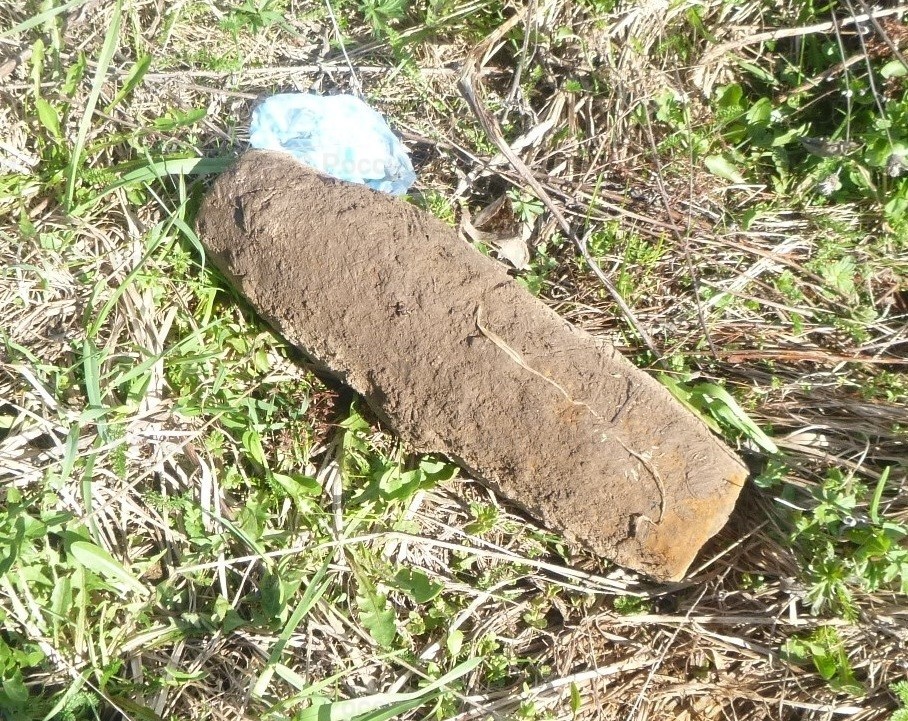 Артиллерийский снаряд времён войны нашли под Тверью