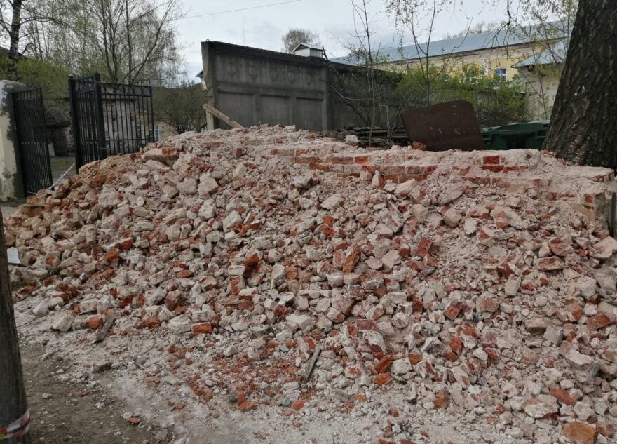 В Тверской области разрушился памятник 1782 года