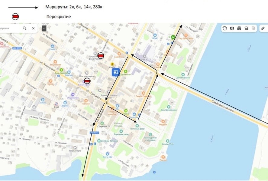 В Кимрах временно изменится схема движения четырёх автобусных маршрутов