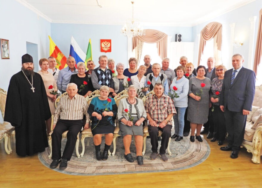 Для супругов из Тверской области, которые вместе 65 лет, прозвучал марш