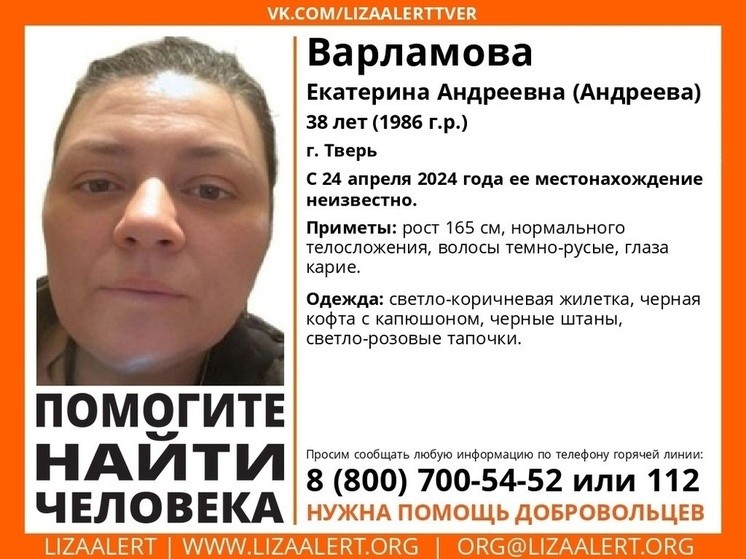 В Тверской области продолжаются поиски женщины, пропавшей в апреле