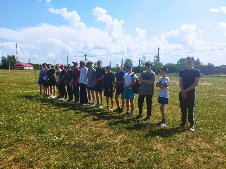 В Андреаполе прошел второй день сборов по начальной военной подготовке для десятиклассников