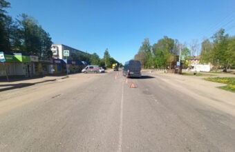 В Тверской области фургон сбил пешехода