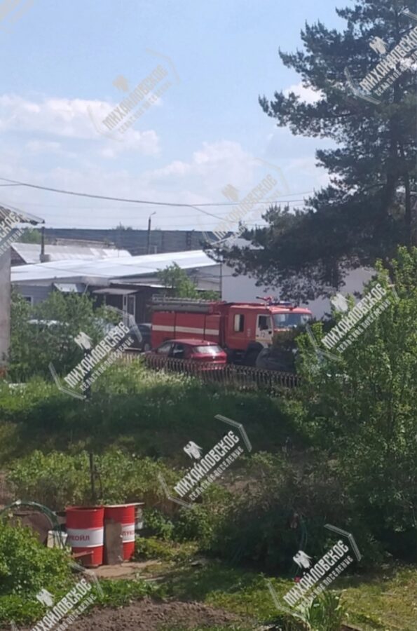 В исправительной колонии под Тверью загорелся чердак