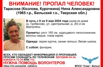 В Тверской области ищут женщину в синих галошах и с фонариком В Тверской области ищут женщину в синих галошах и с фонариком