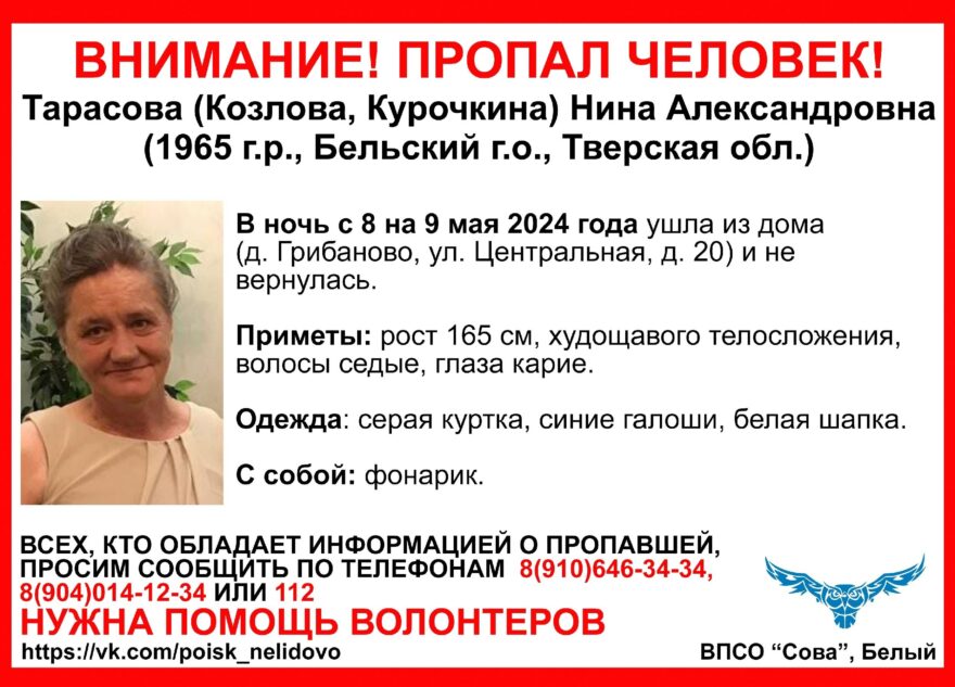 В Тверской области ищут женщину в синих галошах и с фонариком