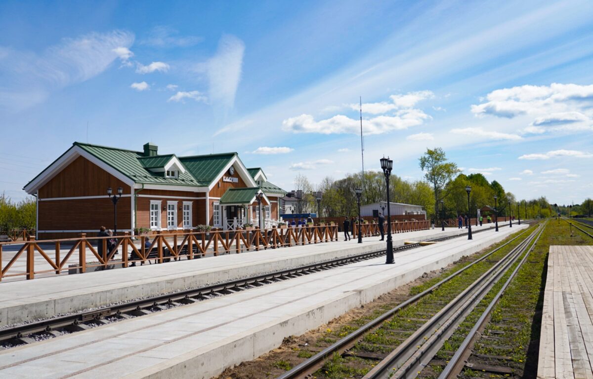 В Калязине открыли новый железнодорожный вокзал | ТОП Тверь новости