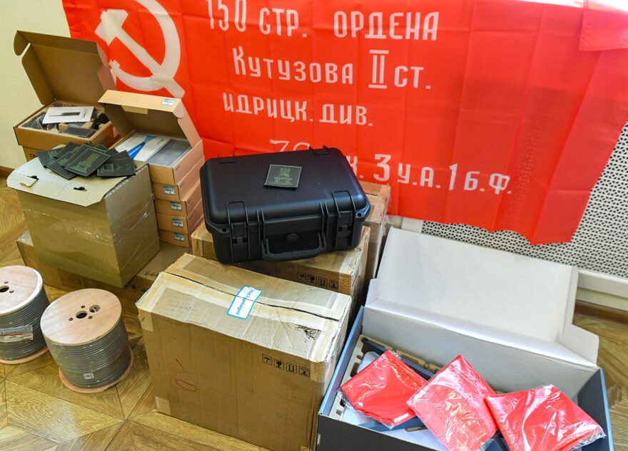 Тверская область направила гуманитарный груз танковому батальону «Волга»