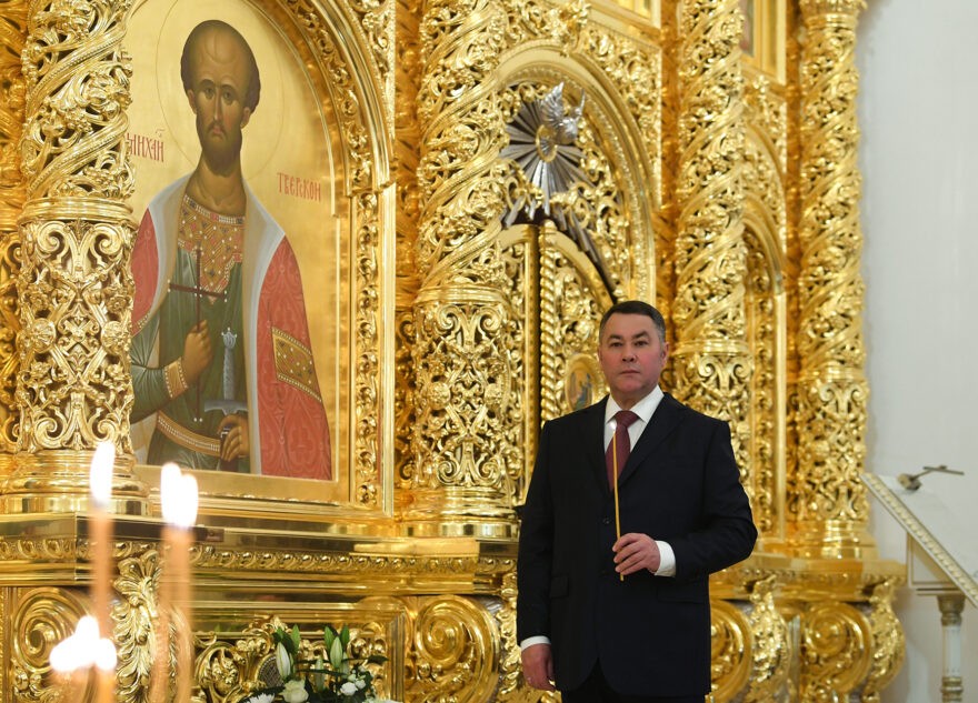 В Спасо-Преображенском кафедральном соборе прошло первое за 101 год Пасхальное богослужение