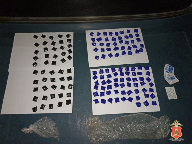 В Тверской области поймали водителя, перевозившего больше 100 свёртков с наркотиком