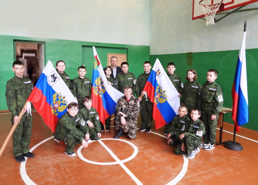 В Калязинском округе при школе открылся суворовский отряд