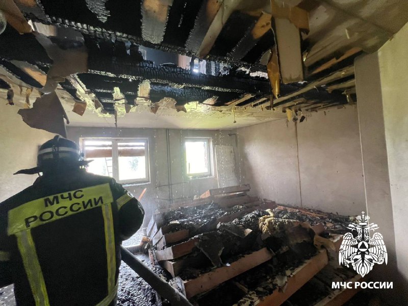 Появились новые данные о пожаре в заброшенных коттеджах